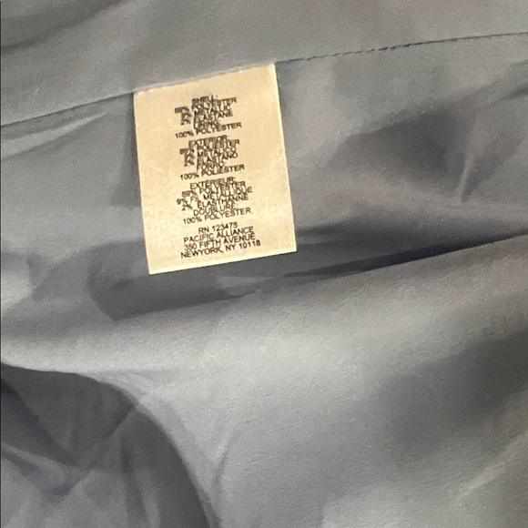 Tahari Blue and Gold Floral Blazer - Picture 8 of 8